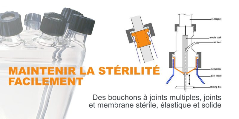 Bioréacteur: Maintenir la stérilité facilement