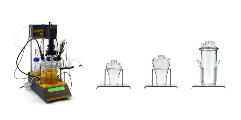 Bioreaktorgefässe für LAMBDA MINIFOR Fermenter