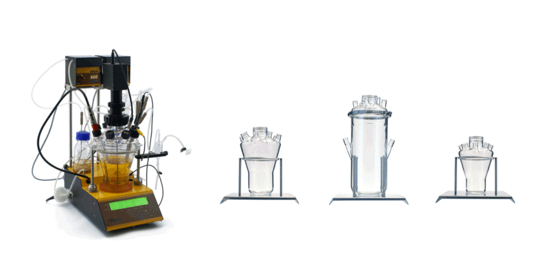 Bioreaktorgefässe von LAMBDA MINIFOR sind austauschbar