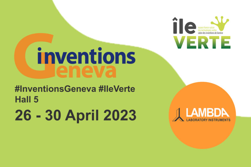 Les instruments de laboratoire LAMBDA sont exposés jusqu'au 30 avril 2023 au Salon des Inventions à Genève