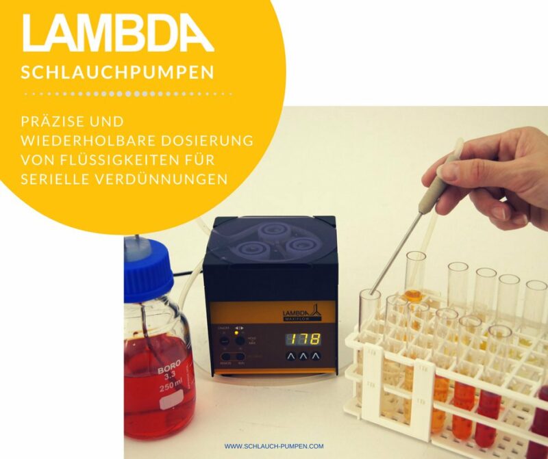 Vorbereitung der Verdünnungsreihe für die Probe aus dem Laborfermenter